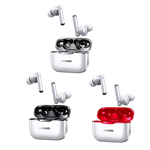 Auriculares originales Lenovo LP1 TWS Bluetooth 5.0 para PC, Android, iPad, iPhoneiOS, Dual Stereo, reducción de ruido, Hi-Fi, color negro
