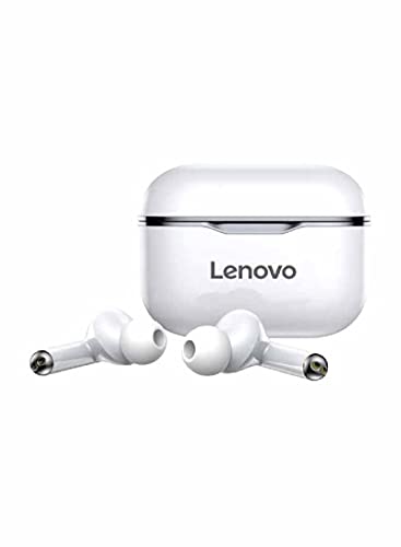 Auriculares originales Lenovo LP1 TWS Bluetooth 5.0 para PC, Android, iPad, iPhoneiOS, Dual Stereo, reducción de ruido, Hi-Fi, color negro
