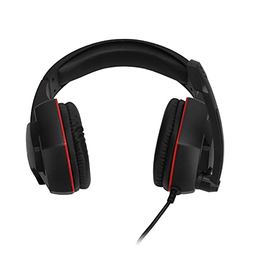 Auriculares para juegos con cable G302, Auriculares estéreo livianos para competencia Auriculares con cable para colocar sobre las orejas Auriculares para juegos de PC para computadora PS 4 Plug and p