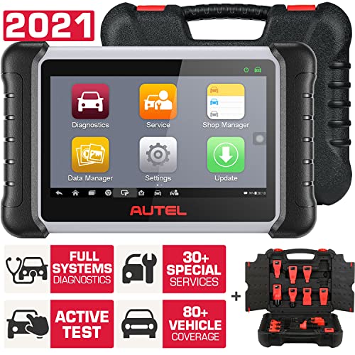 Autel MaxiPRO MP808K OBD2 Diagnósticos Coche Herramienta de Escáner(Diagnóstico de Nivel OE) 30 Servicios, Control Bidireccional/Prueba Activa/Codificación de Claves/AutoVIN, Avanzado de DS808, MP808
