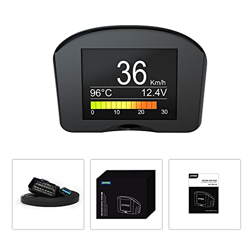AUTOOL Velocímetro Digital OBDII KMH/MPH Sobrevelocidad Alarma Automática Código de Error Común Escáner Con Pantalla LCD Para 12V La Mayoría de Los Vehículos Diesel