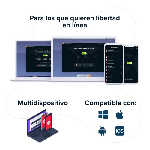 Avast SecureLine VPN - Conexión VPN para proteger la privacidad - Software para descargar | 5 Dispositivo | 1 Año | PC/Mac | Código de activación enviado por email