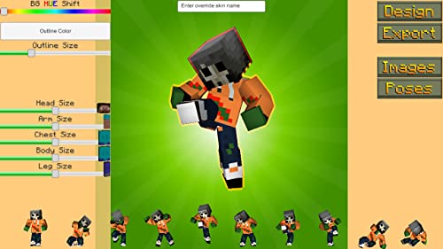 Avatar Creator for MineCraft - with Skin Designer