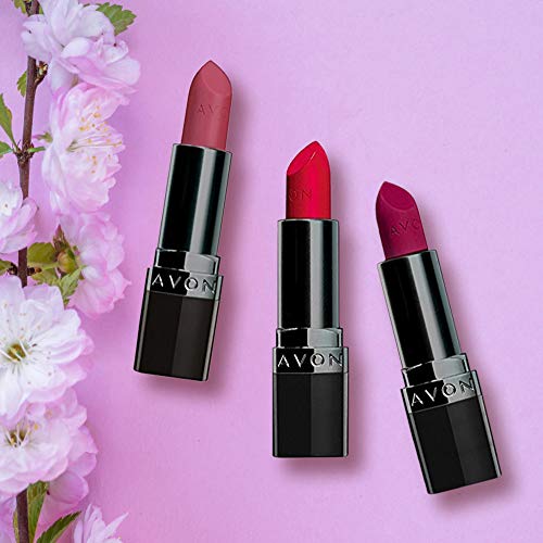 Avon True Color Perfectly Matte Lipstick, Red Supreme, 4g