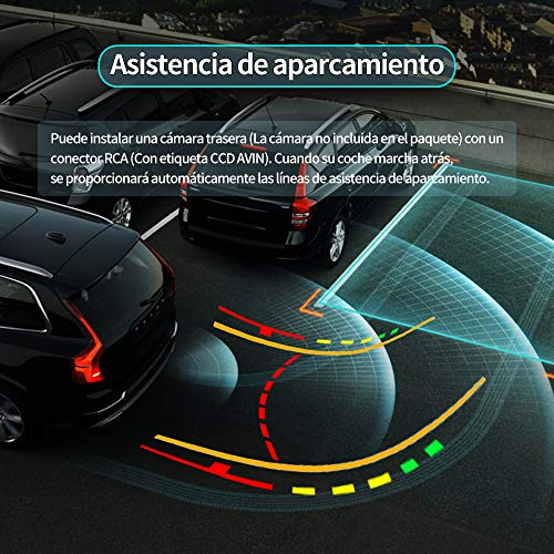 AWESAFE Android 10.0 [2GB+32GB] Radio 2 DIN Universal con 6.2 Pulgadas Pantalla, Autoradio 2 DIN con CD DVD/WiFi/Navegador GPS/Bluetooth/Mandos Volantes/RDS/USB/SD/Subwoofer/Mirror Link