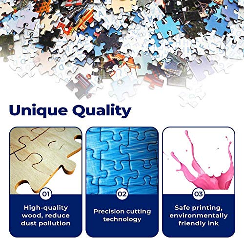 Awttmua Puzzles para Adultos, Peaky Blinders Season TV Show Series Adultos Imagen De Puzzles De Madera, Juego De Entretenimiento De Ocio Juguete 1000 Piezas