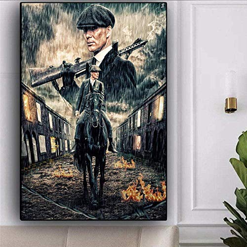 Awttmua Puzzles para Adultos, Peaky Blinders Season TV Show Series Adultos Imagen De Puzzles De Madera, Juego De Entretenimiento De Ocio Juguete 1000 Piezas