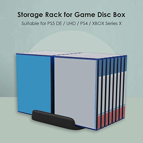 AXDNH 16 Disco DE Juego Soporte de Almacenamiento Estante Estante Rack CD Box Titular de la Tarjeta para PS4 PS5 DE Xbox Accesorios para Juegos para Playstation 5