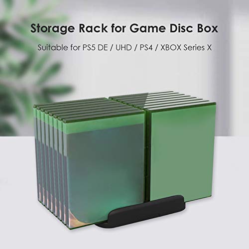AXDNH 16 Disco DE Juego Soporte de Almacenamiento Estante Estante Rack CD Box Titular de la Tarjeta para PS4 PS5 DE Xbox Accesorios para Juegos para Playstation 5
