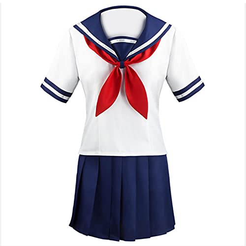 Ayano Aishi Cosplay Yandere Simulator Uniforme Disfraz De Halloween Mujeres Falda Superior De Manga Corta Traje De Marinero