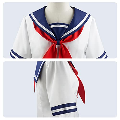 Ayano Aishi Cosplay Yandere Simulator Uniforme Disfraz De Halloween Mujeres Falda Superior De Manga Corta Traje De Marinero