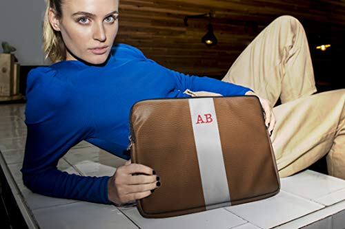 b-Kover Funda Personalizada para portátil de 13 Pulgadas, Impermeable y con Cremallera, Ideal para IR al Trabajo, la Escuela o de Viaje, Fabricado en España