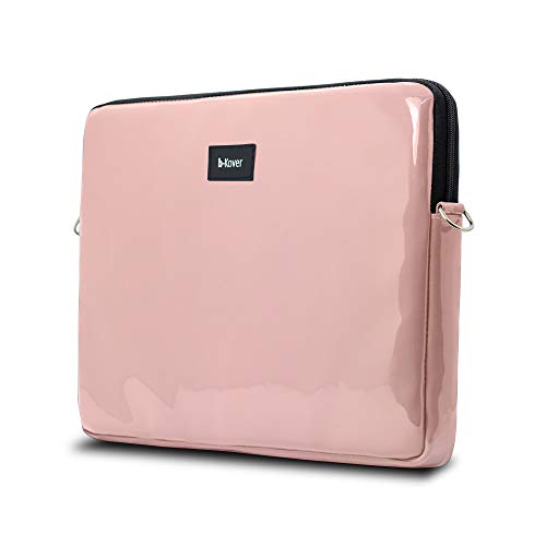 b-Kover Funda Protectora para Portátil 13 Pulgadas Charol, Impermeable, Anti-Golpes, Hecha A Mano, Apple MacBook Pro 13/Acer/HP/ASUS/DELL/Huawei/Lenovo/(Rosa)