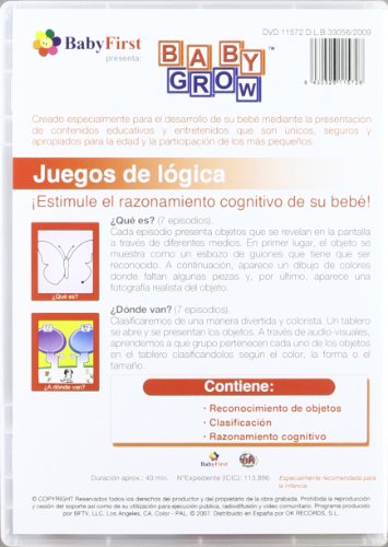 Baby Grow-Juegos de Logica [DVD]