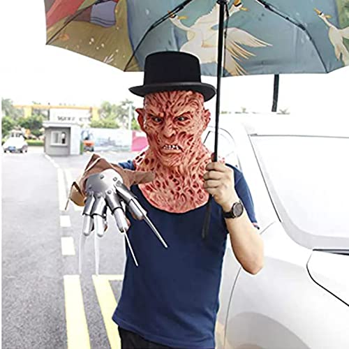 BAJIE Máscara de Halloween Cosplay Aterrador Horrible Máscara de Terror Máscara mágica Viernes 13 Asesinos Sombreros Máscaras de Cosplay Artículos para bromas Mascarada de Halloween