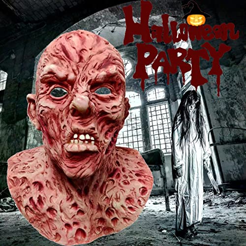 BAJIE Máscara de Halloween Cosplay Aterrador Horrible Máscara de Terror Máscara mágica Viernes 13 Asesinos Sombreros Máscaras de Cosplay Artículos para bromas Mascarada de Halloween