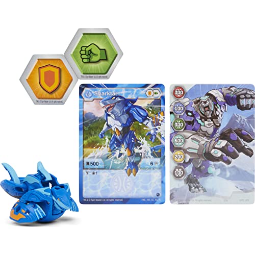 BAKUGAN, 5.1cm Tall Collectible Action and Trading Card, Dragonoid, Figura de acción Coleccionable de 5,1 cm de Geogan Rising y Carta Intercambiable (Spin Master 6061459)