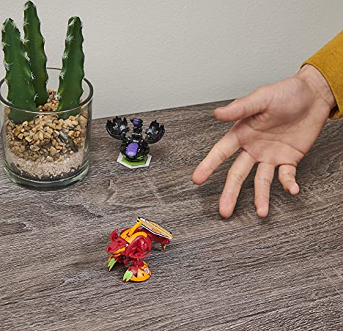 Bakugan 6061005 Paquete de 3 Unidades, Fenneca Ultra, Geogan Rising Figuras de acción coleccionables