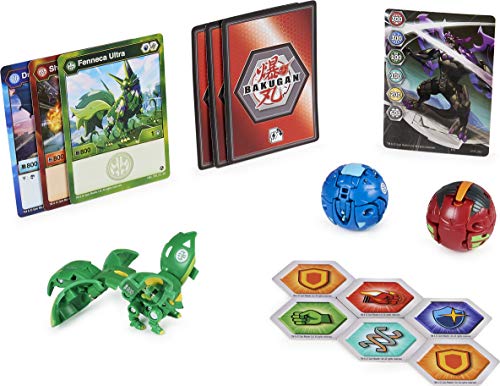 Bakugan 6061005 Paquete de 3 Unidades, Fenneca Ultra, Geogan Rising Figuras de acción coleccionables