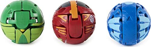 Bakugan 6061005 Paquete de 3 Unidades, Fenneca Ultra, Geogan Rising Figuras de acción coleccionables