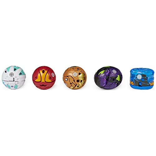 Bakugan Geogan Brawler - Juego de 5 Figuras de acción de Bakugan para coleccionar