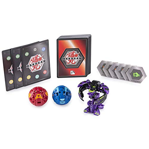 BAKUGAN, Juego de iniciación de Brawlers de Batalla con Criaturas transformadoras, Darkus Hydranoid, para Edades de 6 y más