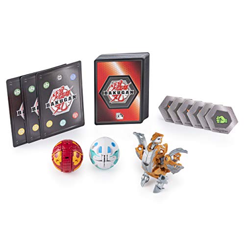 BAKUGAN, Juego de iniciación de peleadores de Batalla con Criaturas transformadoras, Aurelus Nobilious, para Edades de 6 y más