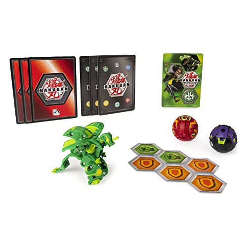 Bakugan Paquete de 3 Figuras de acción coleccionables Dragonoid Ultra, Armadura Alianza