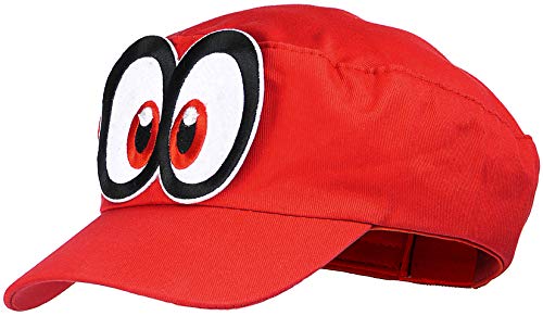 Balinco Gorra roja de Super Mario Odyssey para adultos (hombres y mujeres)- disfraces de carnaval -sombrero para hombres y mujeres