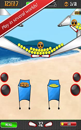 Ball Boy Beach Pinball HD - Boom 100 balls de fútbol, baloncesto, tenis, bolos, gafas de sol, Spectrum Ballz