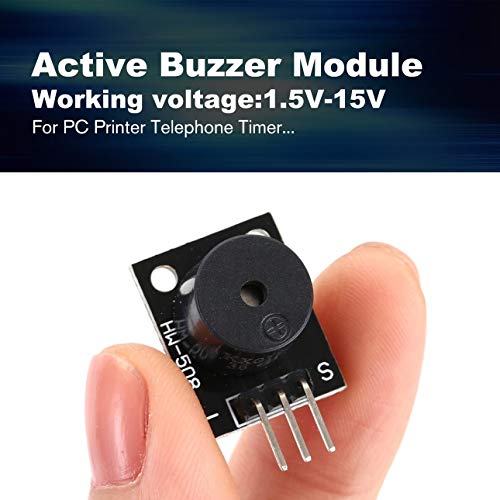 Ballylelly para KY-012 Active Buzzer Module para Arduino AVR PIC Active Speaker Buzzer Modo de Alarma Accesorios para PC Impresora Temporizador de teléfono
