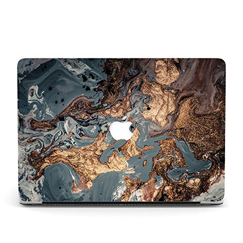 Bandless ACJYX Funda Compatible con MacBook 12" con Pantalla Retina (Modelo A1534 Versión 2017 2016 2015), Carcasa Rígida Protector de Plástico Cubierta & Piel de Teclado a Juego, Marron Gris