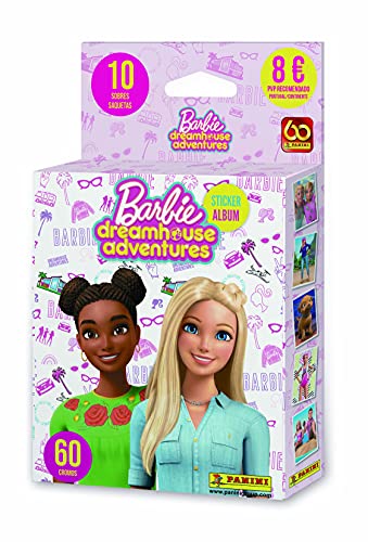 Barbie Dreamhouse Adventures- Barbie Ecoblister 10 Sobres, Multicolor, Normal (Panini España, S.A