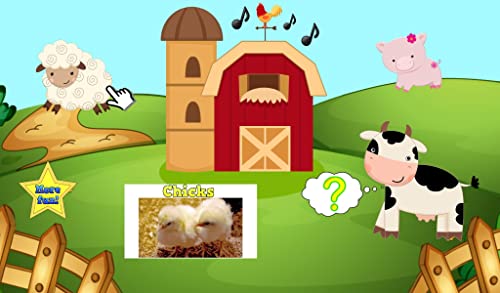 Barnyard Games! Farm Animal Sounds & Games For Toddlers Ages 1 2 3 Free