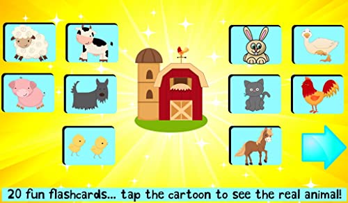Barnyard Games! Farm Animal Sounds & Games For Toddlers Ages 1 2 3 Free