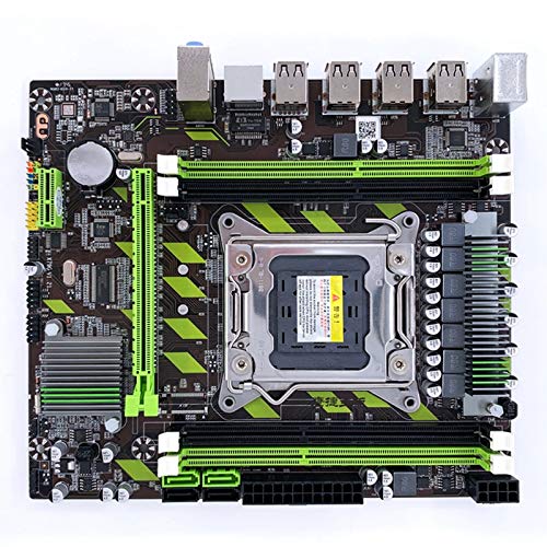 Basage X79 X79G - Juego de placas base con LGA2011 Combos Xeon E5 2620 CPU 2 piezas x 4 GB = 8 GB memoria DDR3 1333 MHz PC3 10600R