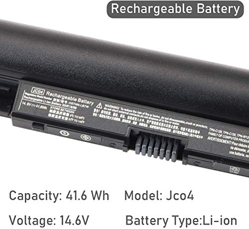 Batería HP JC04 JC03 portátil para 919682-121 919701-850 HP 250 G6 255 G6 240 G6 245 G6 15-BS 15-BW 17-BS 17-AK HSTNN-LB7W HSTNN-H7BX HSTNN-DB8E HSTNN-PB6Y TPN-C129 C130 [41.6WH 2800MAH]
