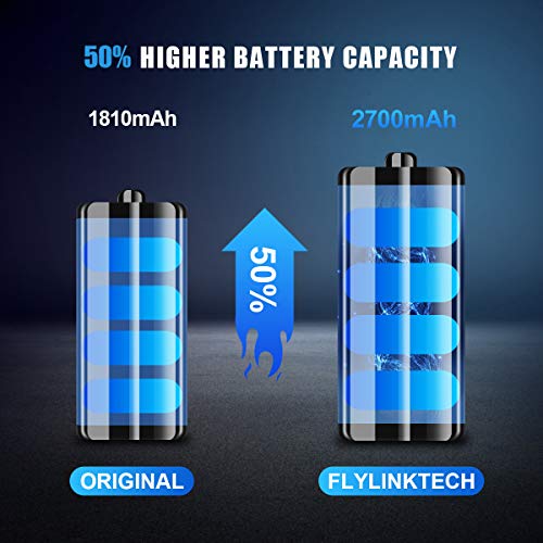 Batería para iPhone 6 2700mAH con 50% más de Capacidad Que la batería Origina, FLYLINKTECH Reemplazo de Alta Capacidad Batería para iPhone 6 con Kits de Herramientas de reparación, Cinta Adhesiva