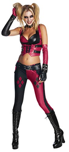 Batman Arkham City Harley Quinn Sexy Corset & Pants Costume Adult Small 2-6