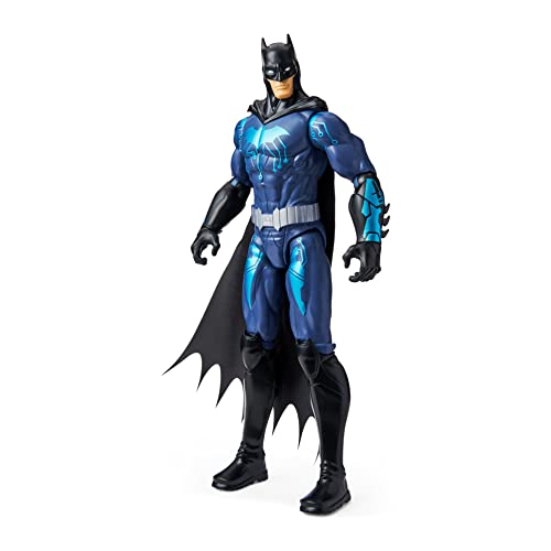 Batman - Figura de acción de Batman de 12 Pulgadas (Traje Negro/Azul), Juguetes para niños de 3 años en adelante