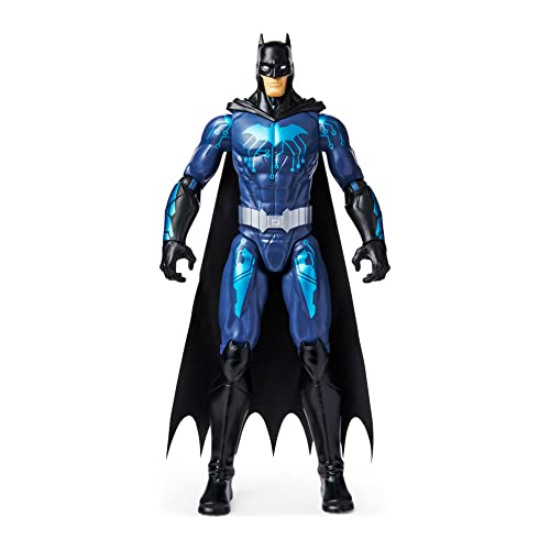 Batman - Figura de acción de Batman de 12 Pulgadas (Traje Negro/Azul), Juguetes para niños de 3 años en adelante