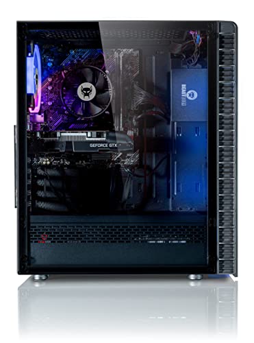 BEASTCOM Q5 | Pro Gaming PC | Ordenador Gaming | Intel i5-10400F 6X 4.30Ghz 12-Threads | GeForce GTX 1050Ti 4GB | 16GB RAM | 512GB SSD + 2TB | HDMI | USB 3.2 | WiFi | Windows 11 Pro