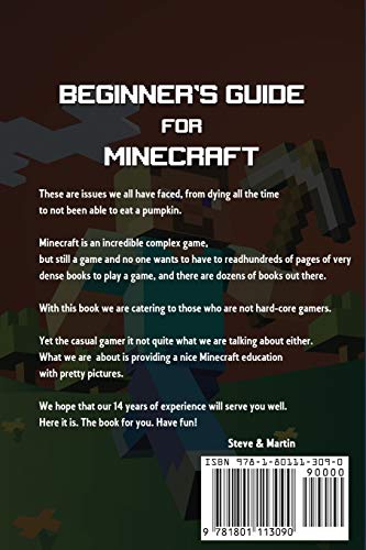 Beginner's Guide for Minecraft: Unofficial guide to building, exploration, survival and crafting. A Minecraft Book with easy step-by-step instructions to help you start mining through the game