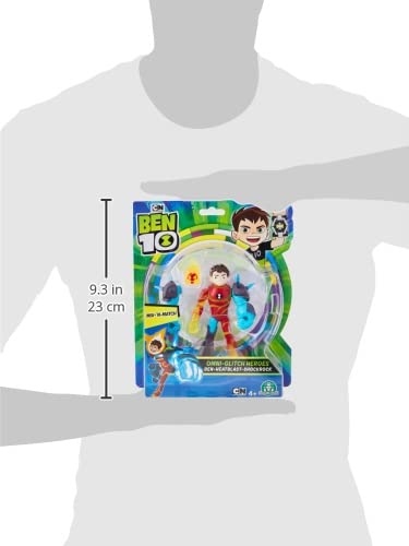 Ben 10 BEN46520 Figura de acción-Heatblast Omni Glitch