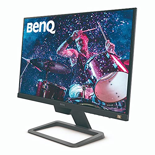 BenQ EW2480 - Monitor de 23.8" FullHD (1920x1080, 5ms, 75Hz, 3x HDMI, IPS, HDRi, FreeSync, Altavoces, Eye-care, Sensor Brillo Inteligente, Flicker-free, antireflejos, sin marco, VESA) - Gris