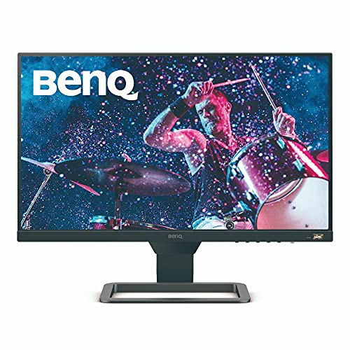 BenQ EW2480 - Monitor de 23.8" FullHD (1920x1080, 5ms, 75Hz, 3x HDMI, IPS, HDRi, FreeSync, Altavoces, Eye-care, Sensor Brillo Inteligente, Flicker-free, antireflejos, sin marco, VESA) - Gris