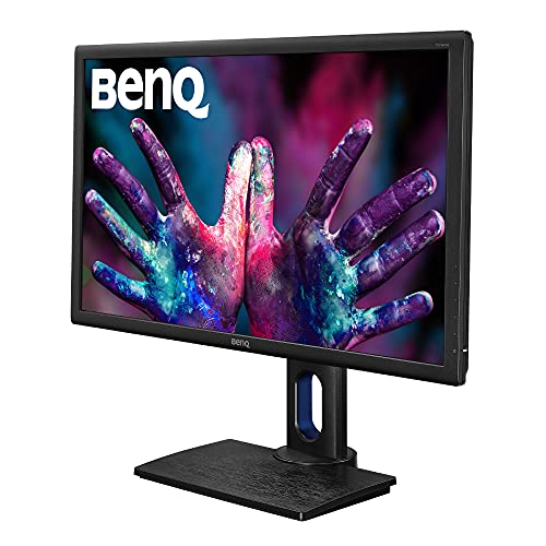 BenQ PD2700Q - Monitor Profesional para Diseñadores de 27" 2K QHD, 2560x1440, IPS, 100% Rec.709/sRGB, 10 bits, CAD/CAM, HDMI, DP, USB, Altura ajustable, Eye-care, Flicker-free, Antireflejo, Negro