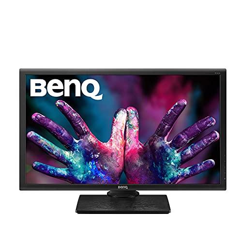 BenQ PD2700Q - Monitor Profesional para Diseñadores de 27" 2K QHD, 2560x1440, IPS, 100% Rec.709/sRGB, 10 bits, CAD/CAM, HDMI, DP, USB, Altura ajustable, Eye-care, Flicker-free, Antireflejo, Negro