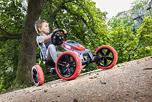 BERG Pedal Gokart Reppy Rebel con Caja de Sonido en el Volante| Coche de Pedales, Seguro y Estabilidad, Juguete para niños Adecuado para niños de 2,5 a 6 años