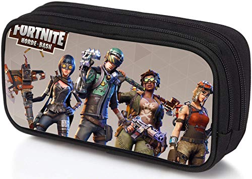 BESLIME Estuche Escolar, Estuche para Material Escolar y Viaje Double Estuche Dos Compartimentos, Canvas